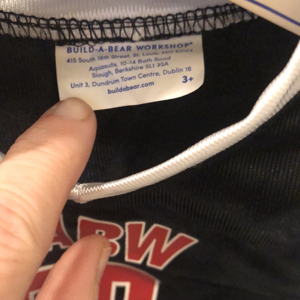 BAB basket ball out fit on hanger and shoes. - Picture 4 of 6